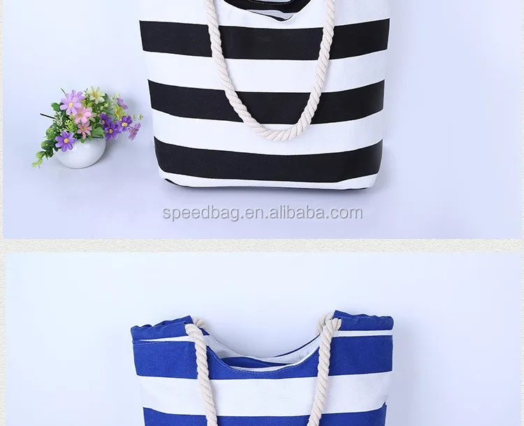 nylon stripe bag