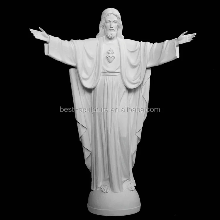 Life Size Jesus White Marble Religious Statues For Garden Decor Buy