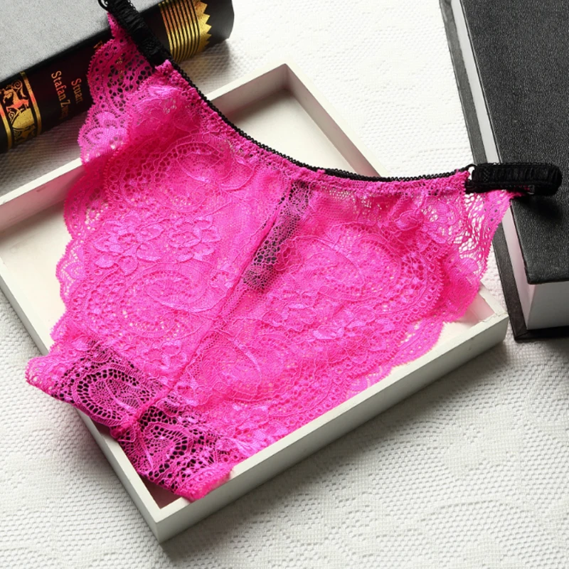 Ultrathin Transparent Fancy Lace Panty Peek Ladies Sexy Lace Panties