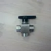 Roke 1 pc 6000psi three way ball valve supplier