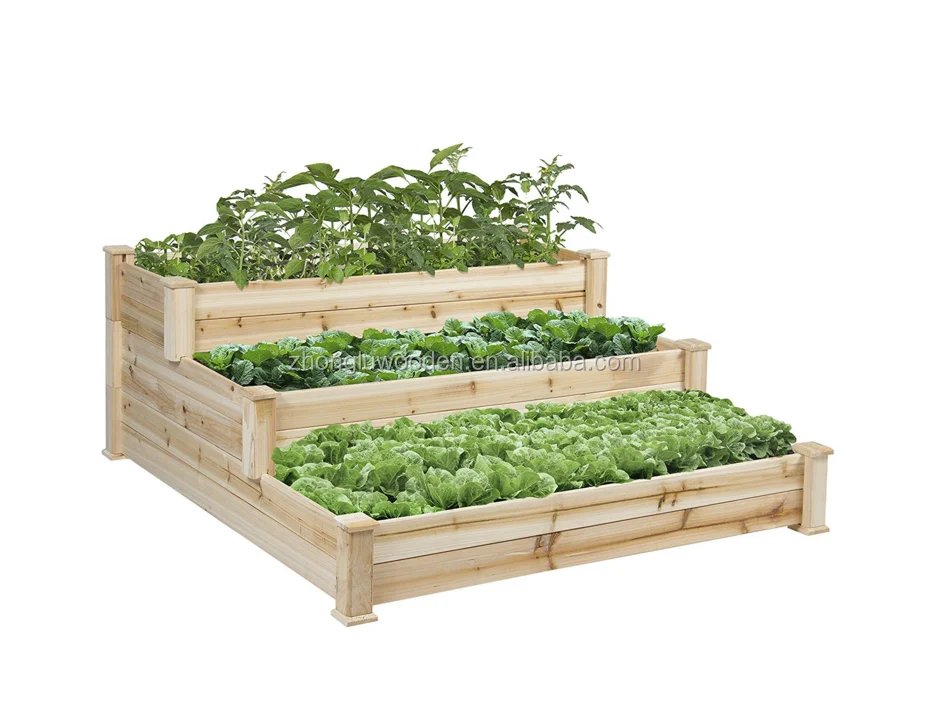 Best Choice Products Raised Vegetable Garden Bed 3 Tier Elevated Planter Kit Gardening Vegetable