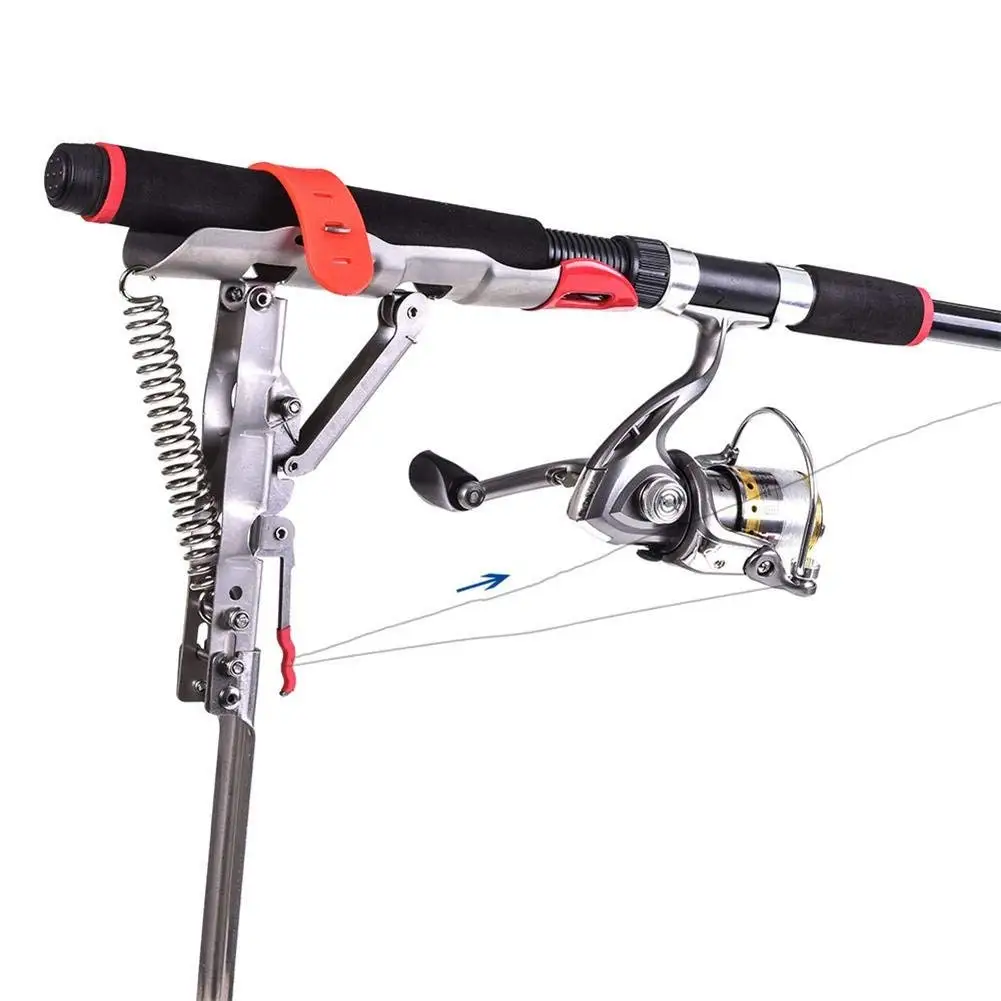 Buy Fishing Rod Holder with Automatic Tip-Up Hook Setter 