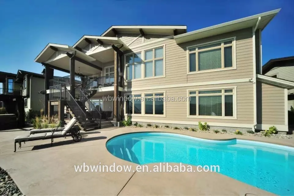 European style Windows Plastic material Vinyl sliding window for house.jpg