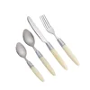 dinner set for 24 Pieces Plastic handle Stainless steel cutlery set