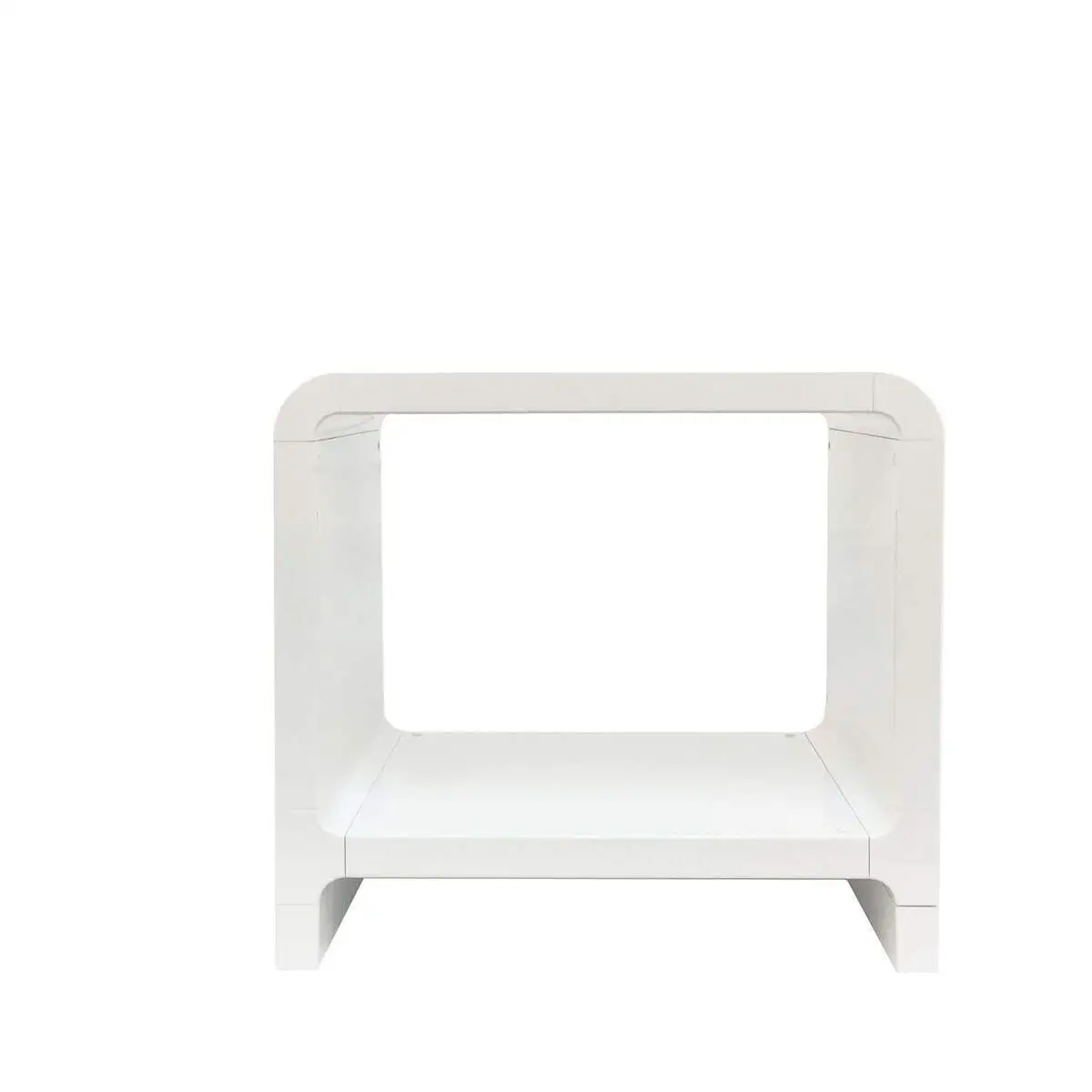 Indoor Multi-Function Accent Table Study Computer Home Office Desk Bedroom Living Room Modern Style End Table Sofa Side Table Coffee Table White side table