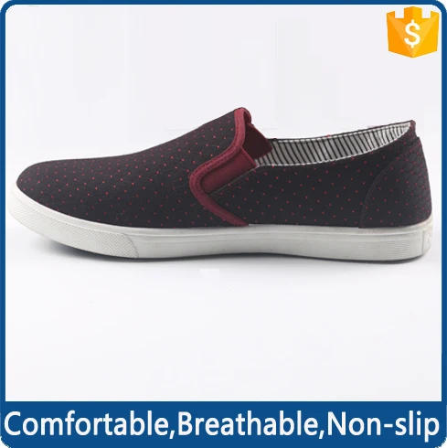 Soft comfortable breathable 2016 men canvas shoe