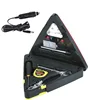 Triangular warning sign nice cool heavy flashlight car tool kit, home tool set