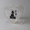 Acrylic Tip Comment Box Heart Shaped Clear Lucite Donation Charity Box