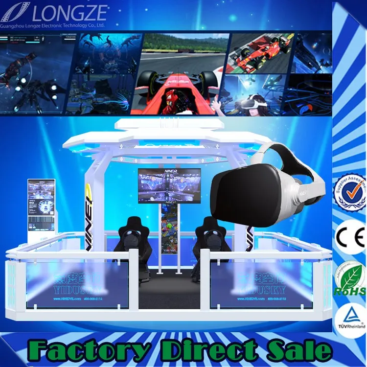 Longze 2016 USA IAAPA expo big discount vr headset vr sky equipment with virtual reality headset