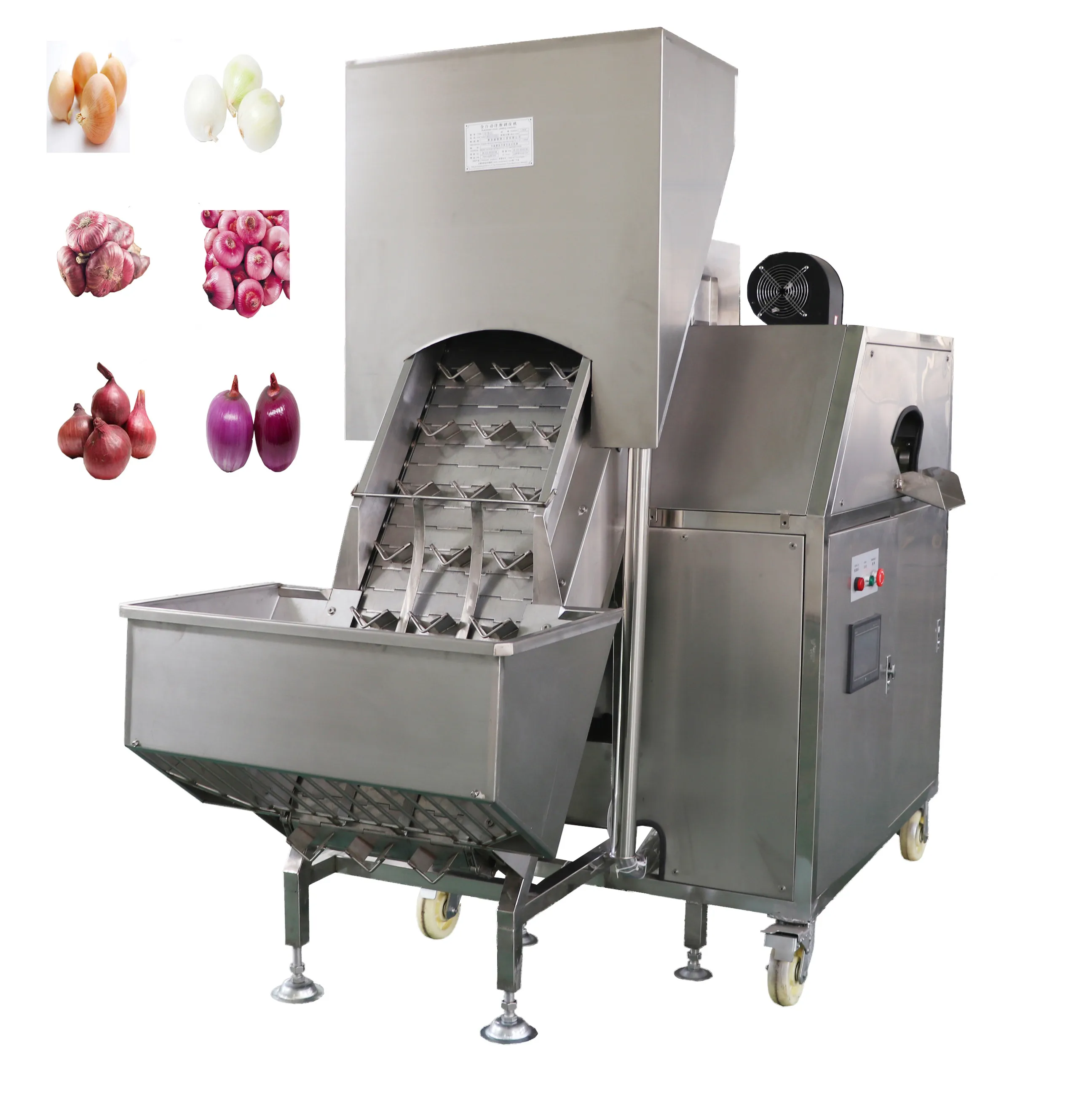 Commercial Automatic Onion Skin Peeling Machine Electric Onion Peeler Price  - China Onion Peeling Machine, Industrial Onion Peeling Machine