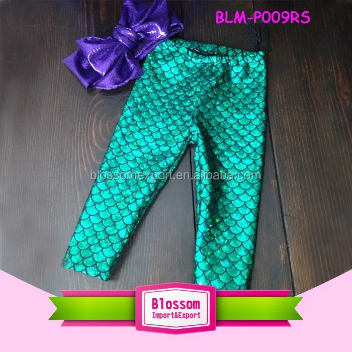 calça legging sereia infantil