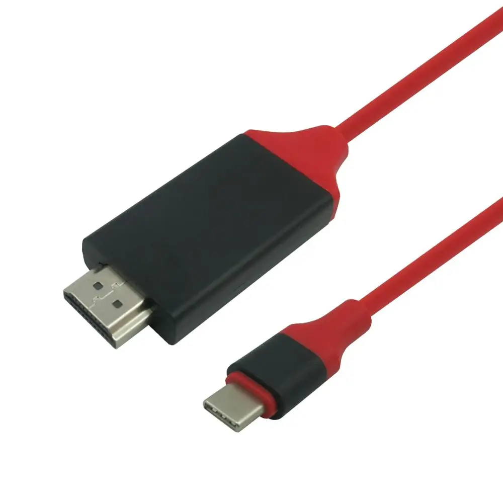 2M 4K USB Type-C to HDTV AV Adapter Cable for Phone Laptop