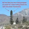 80-foot fake pine tree is being proposed as a mask for a tower holding antenna for radio and cellular transmissions