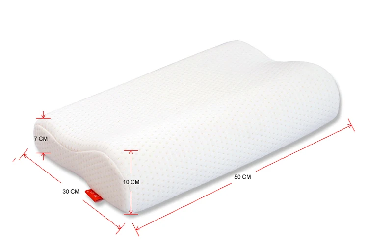 China Factory Slow Rebound Memory Foam Bamboo Pillow Urethane Foam