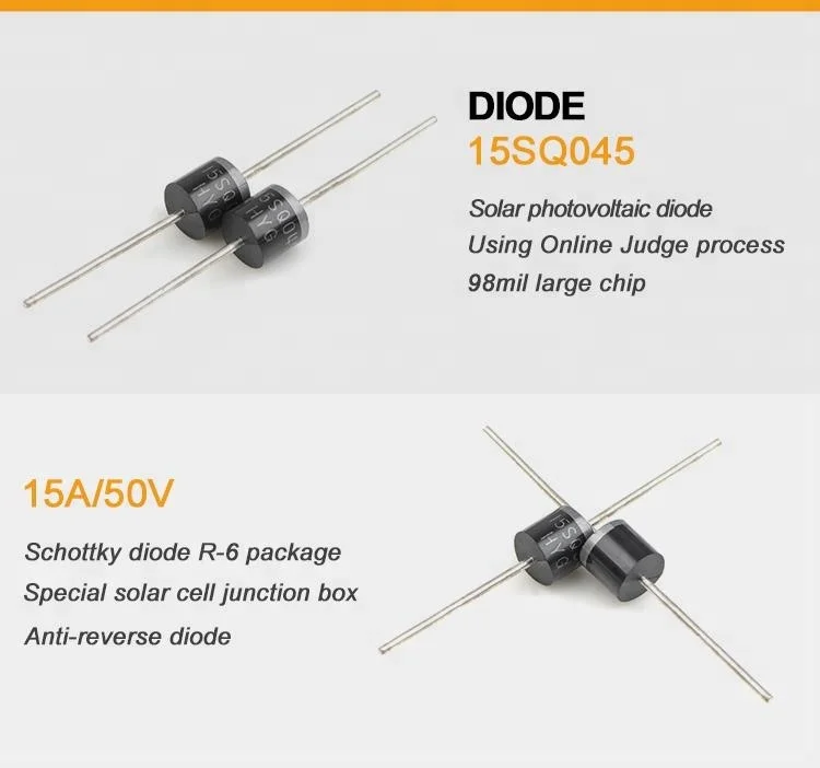 Tnisesm 20 Stk Schottky Gleichrichter Diode Diode Axial Kit 10SQ050 20SQ045 für Solarpanel SQ 3S 15SQ045 