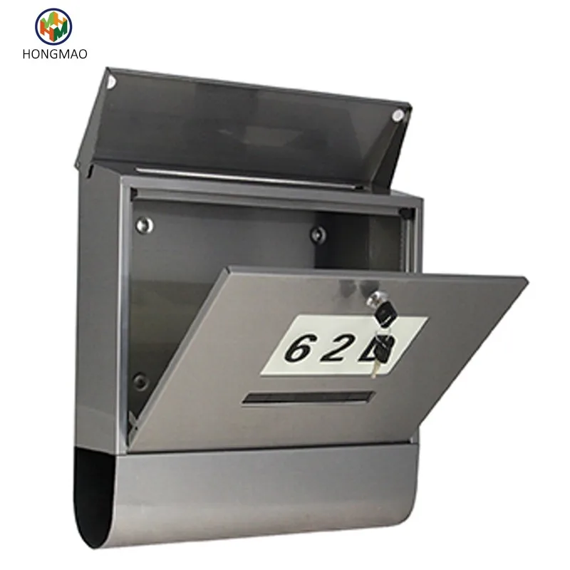 New Design Waterproof Wall Mounted Mailbox With Newspaper Holder Buy