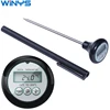 Meat thermometer & long probe temperature meter & barbecue temperature sensor