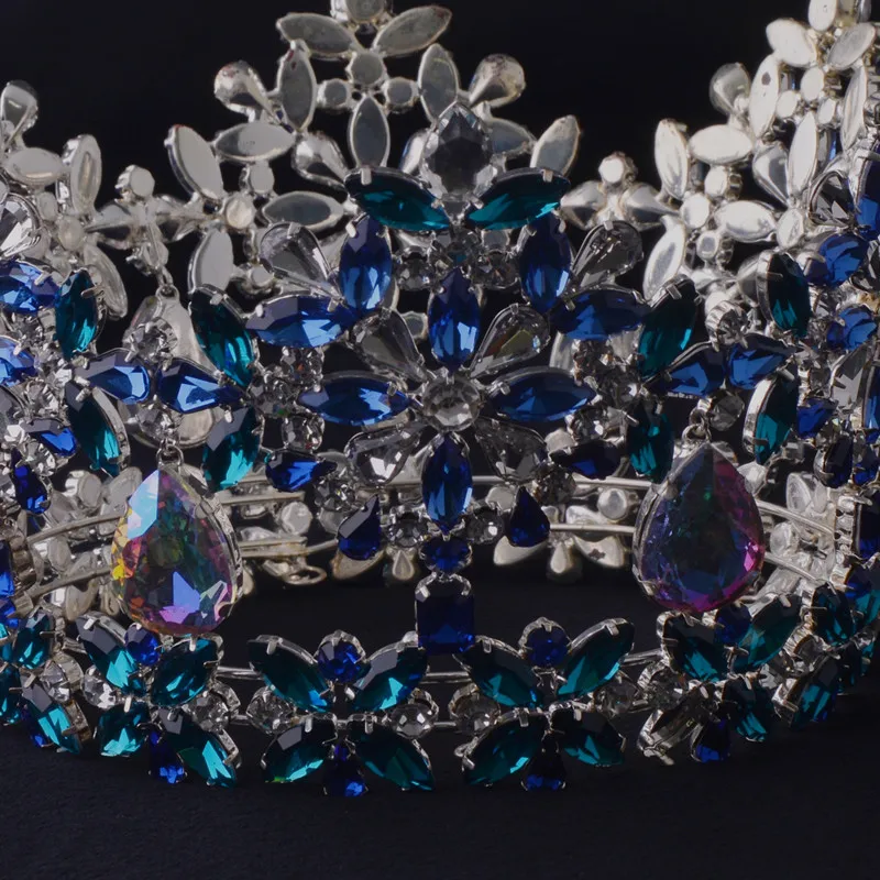 Miss Universe Full Round Pageant Tiara Miss World Pageant Crowns Jewelry Wedding Crown For Men