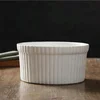 Wholesale ceramic white cake ramekin bowl