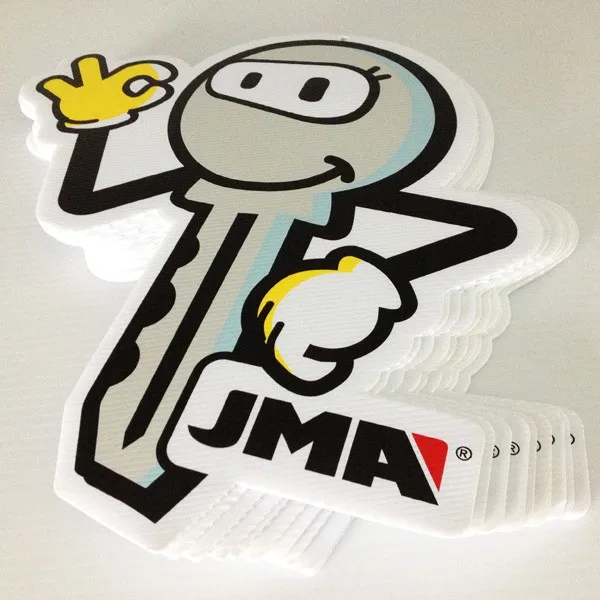 Die Cut Corflute Sign/coroplast Sign/corrugated Plastic Sign Buy Die