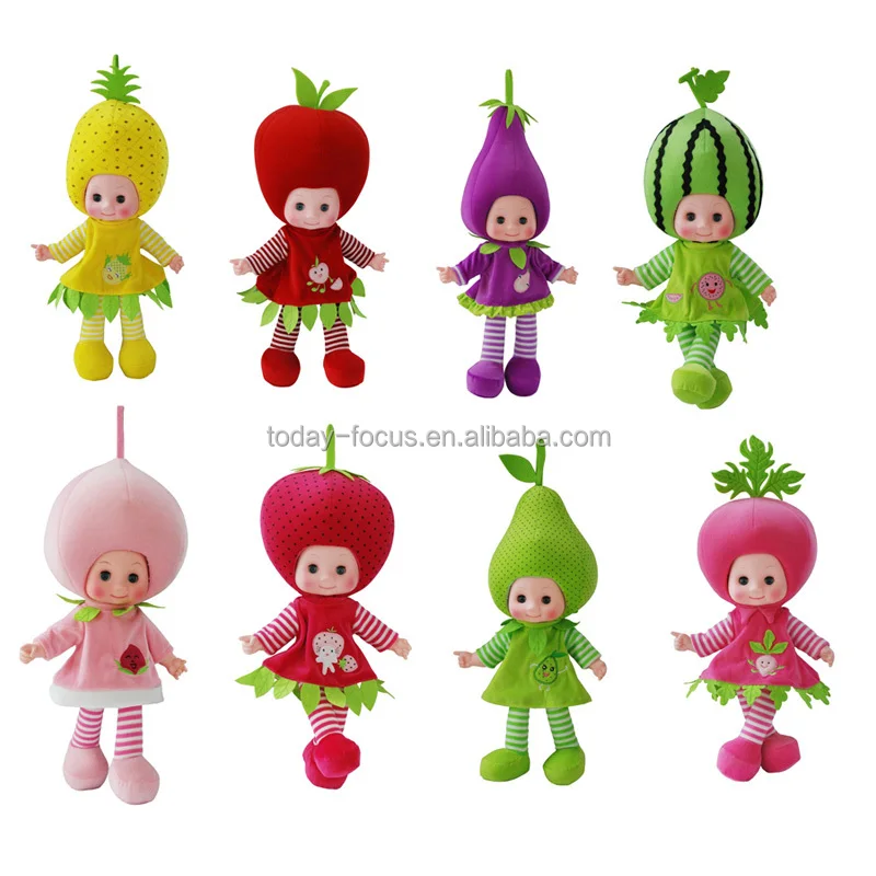 Cartoon Colorful Fruit Doll Cheap Dolls 