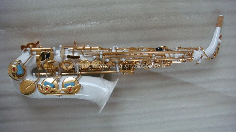 White Color Alto Saxophone Buy Alto Saxophone Product on