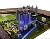 China best sale architectural scale building model with sweet led lighting