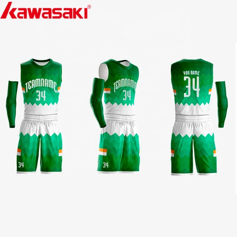 green basketball jersey