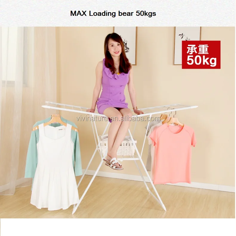 De Acero Inoxidable Plegable Ala Multi-propósito Bastidor De Secar La