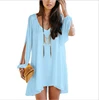 Walson 20152015 Spring Summer Women Slit Open Sleeve Blouse & Shirts Lady Fashion Blusas Femininas Tops women clothes