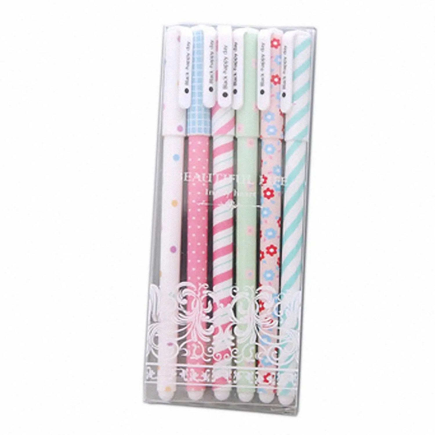 Smakke 36Pcs Cute Pens 0.38Mm Ballpoint Pens Gel Pen Set Cartoon Kitty Hero Office Accessories School Supplies 10