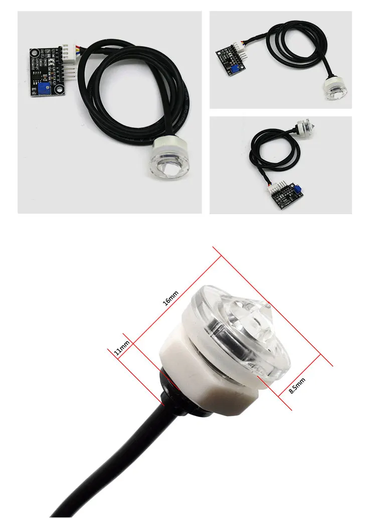 Liquid Level Alarm Switch Output Optical Infrared Water Liquid Level ...