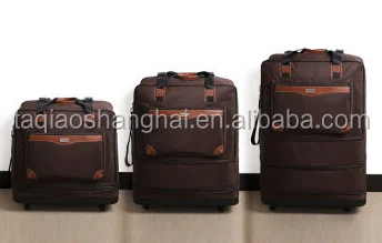 30 /36 /40 Expandable Rolling Duffel Wheeled Spinner Suitcase Luggage 