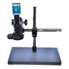 1080P VGA Full HD USB Industrial Microscope Camera SD Video Recorder + 180X Zoom C-MOUNT Lens Calibrate Measurement for Win10/8