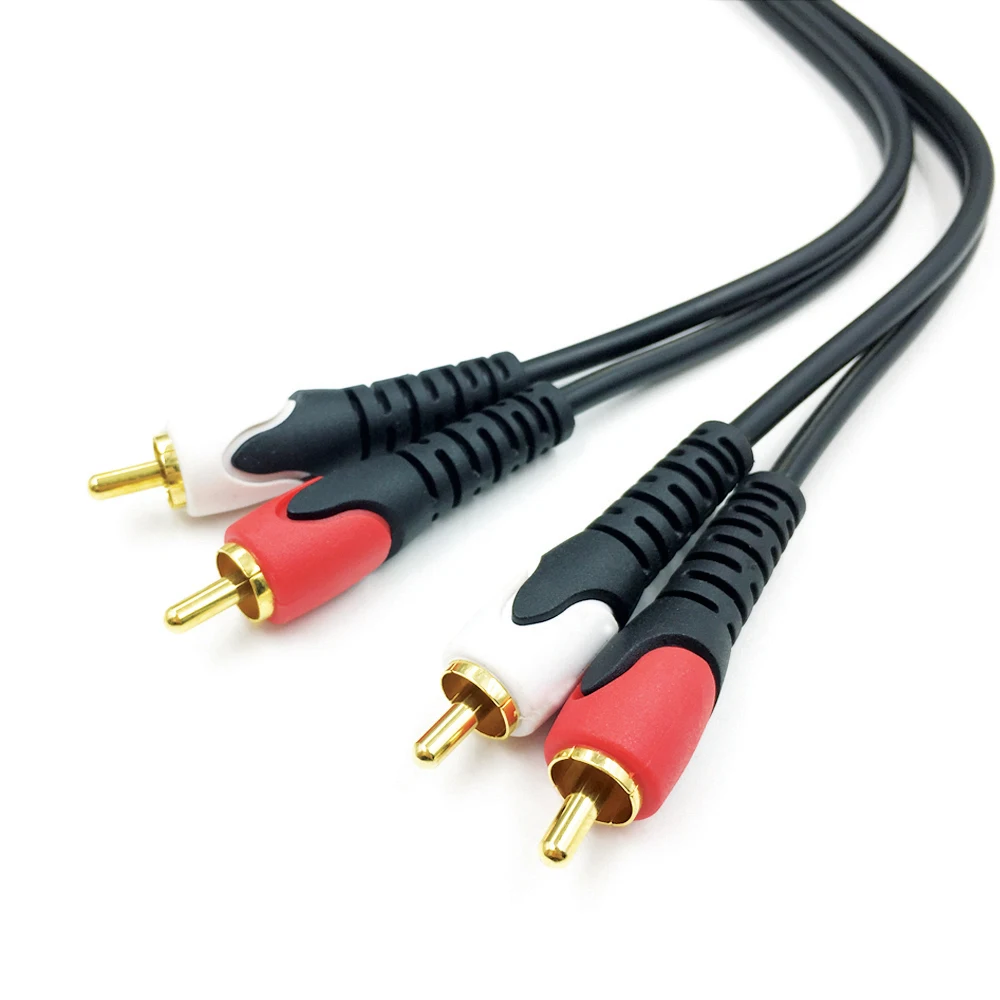 Best Quality 2rca Male To 2rca Male Audio Stereo Japan Av Cable 3ft 6ft ...