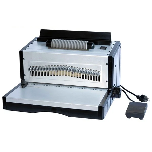 Electrical Punch And Bind Spiral Binding Exercise Book Making Machine