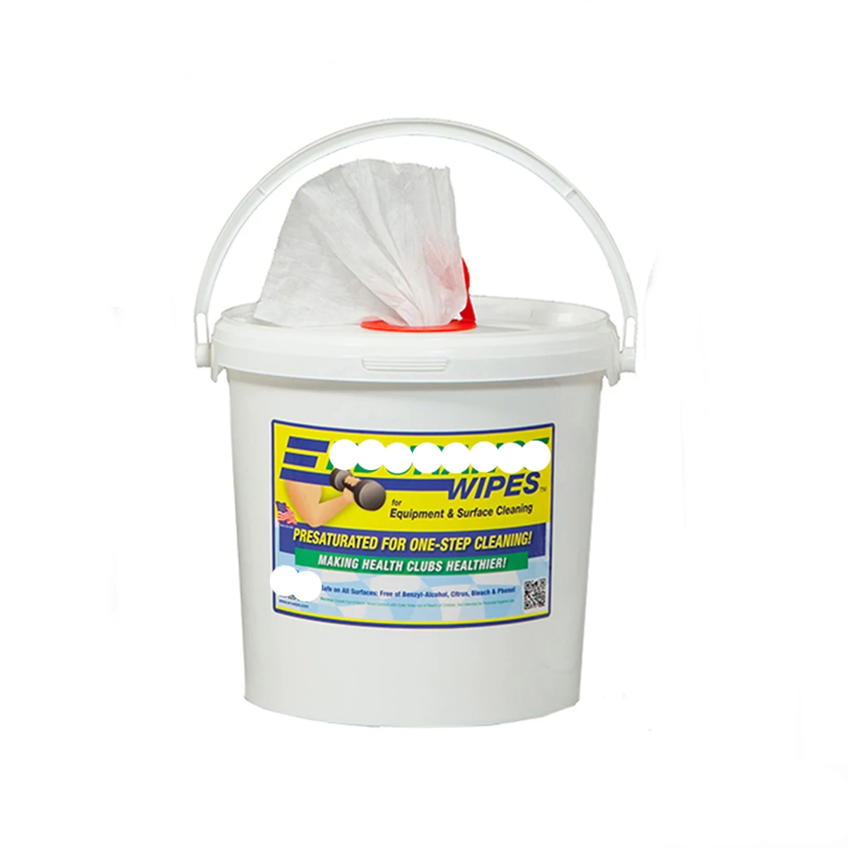 Bucket Gym Wipes Refill 200400 Pcs. Equipment & Surface Cleaning Wipes