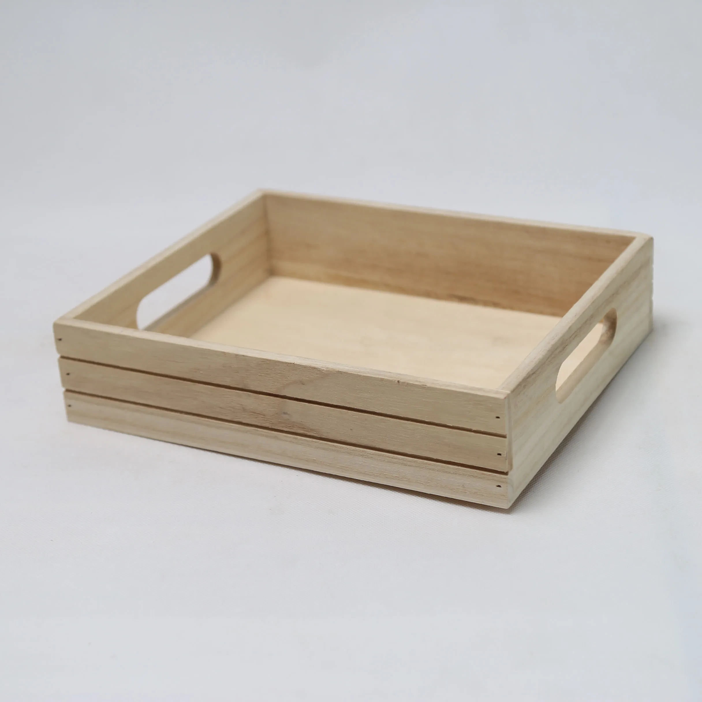 small wooden toy box