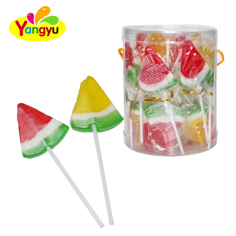 Watermelon Flavor Halal Hard Lollipop Sweet Buy Lollipop Sweet,Halal