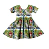 Dropship Children clothing manufacturers china school dress colour dress clothes rts
