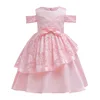 Hao Baby Girls Dress Bowknot Children Dress Children In The Lace Princess Dress Of The Girls