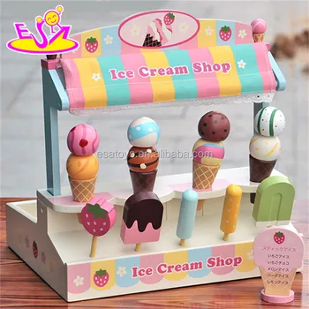 ice cream toy wooden