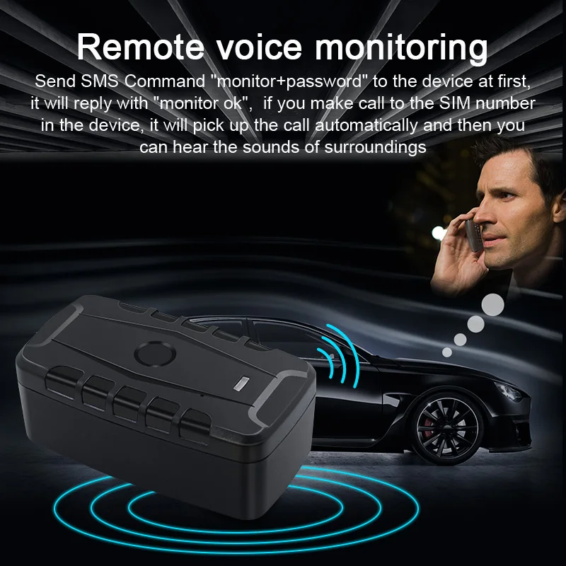 20000mah Portable Magnet GPS Tracker - Real-Time Vehicle Tracking
