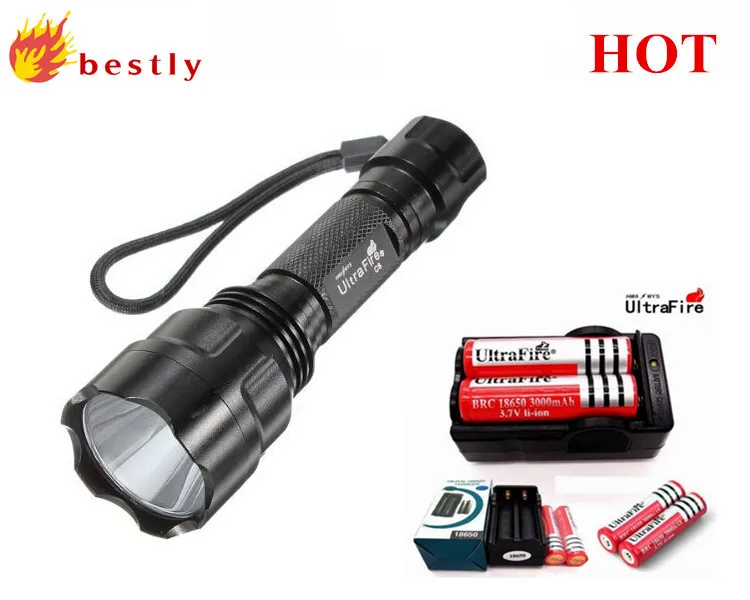 Ultrafire C8 Torch Lantern Xm-l T6 2000 Lumen Xml Led Light Life ...