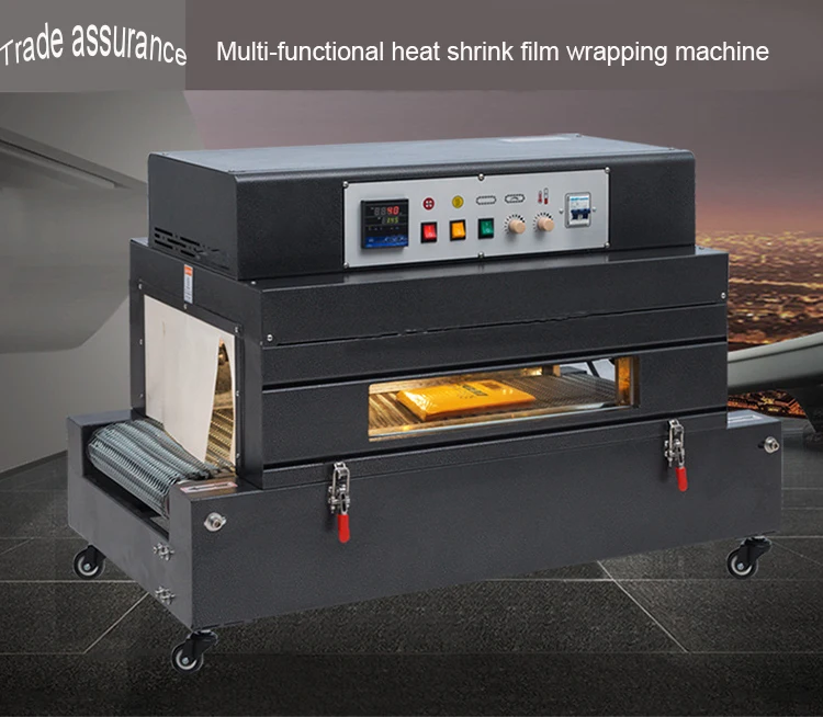 Highquality Mini Conveyor Belt Shrink Tunnel Wrapping Machine Buy