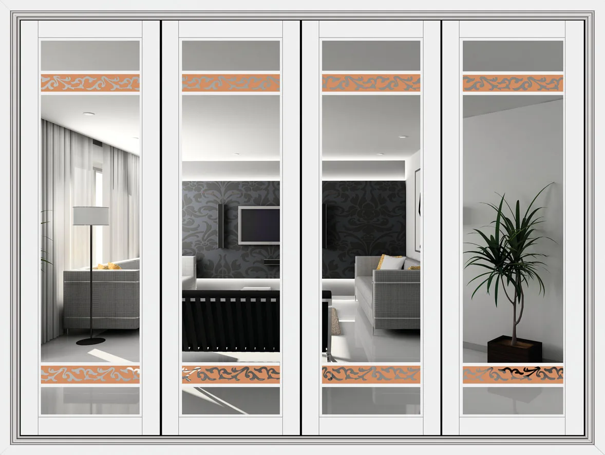 banquet hall aluminum sliding folding door and cheap custom made aluminium interior folding glass doors