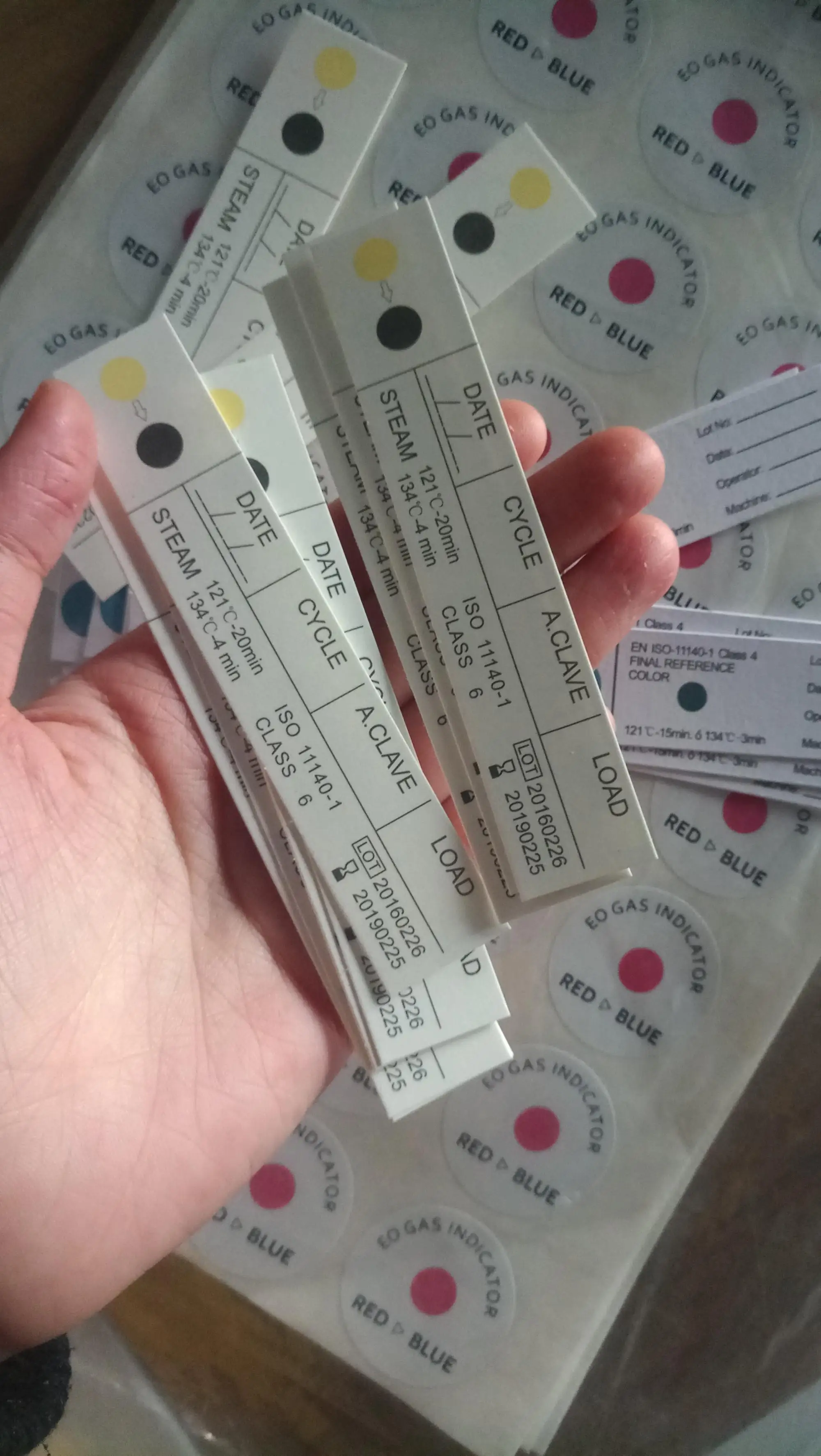 Color Changed Sterilization Autoclave Indicator Strip Buy Indicator