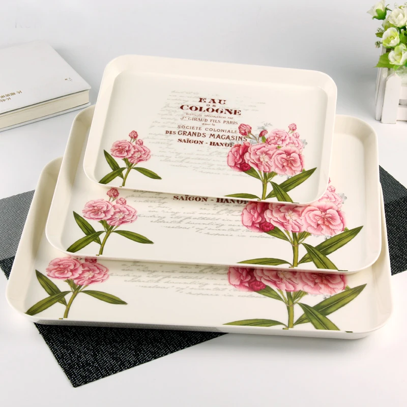 designer serving trays