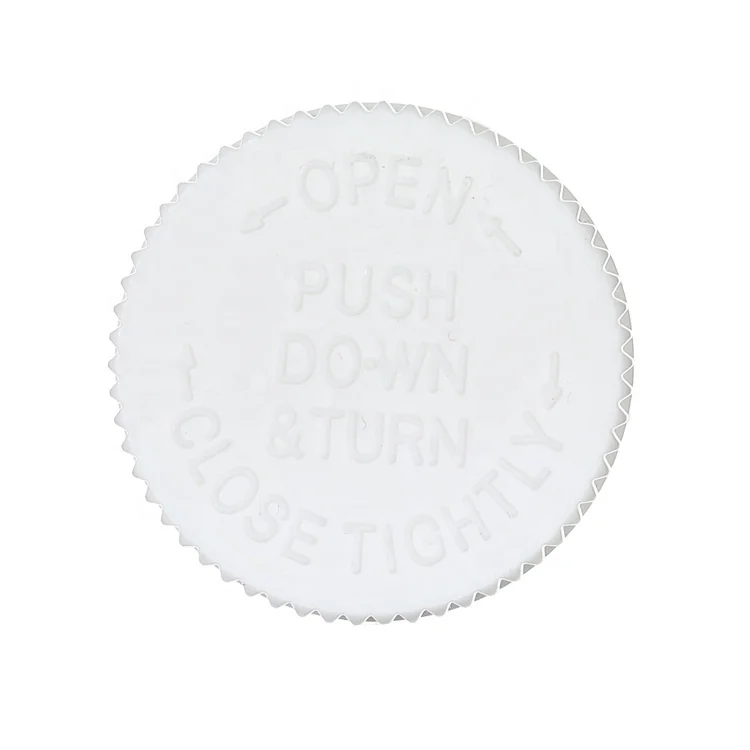 Pressure Screw Children Lock Caps Crc Pill Bottle 33/400 38/400 Child