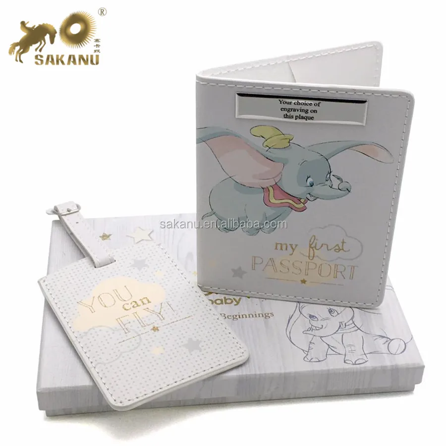 personalised passport cover and luggage tag set